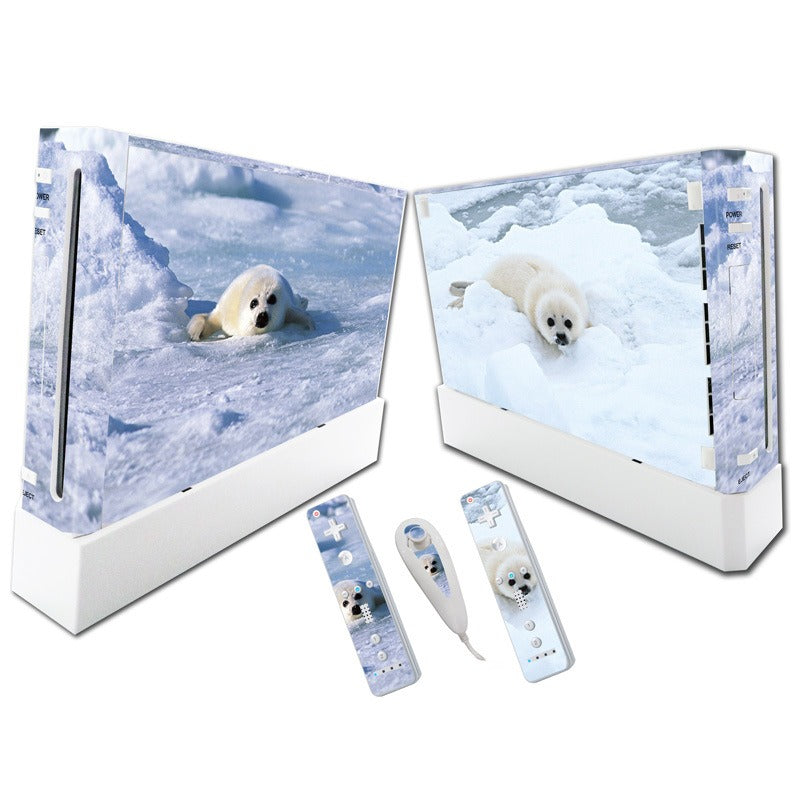 Wii Console Skin Stickers: Full-Body Protective Vinyl Wrap