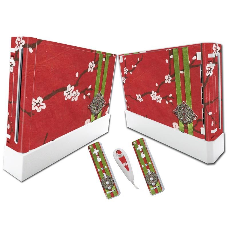 Wii Console Skin Stickers: Full-Body Protective Vinyl Wrap