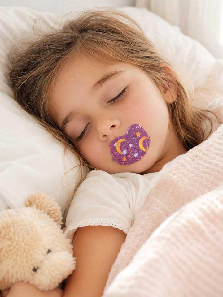 Children's Sleep Mouth Strips — Stop Snoring in 3 Stages