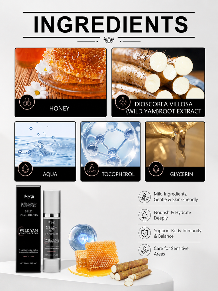 Wild Yam Body Cream — Balance Your Cycle Naturally