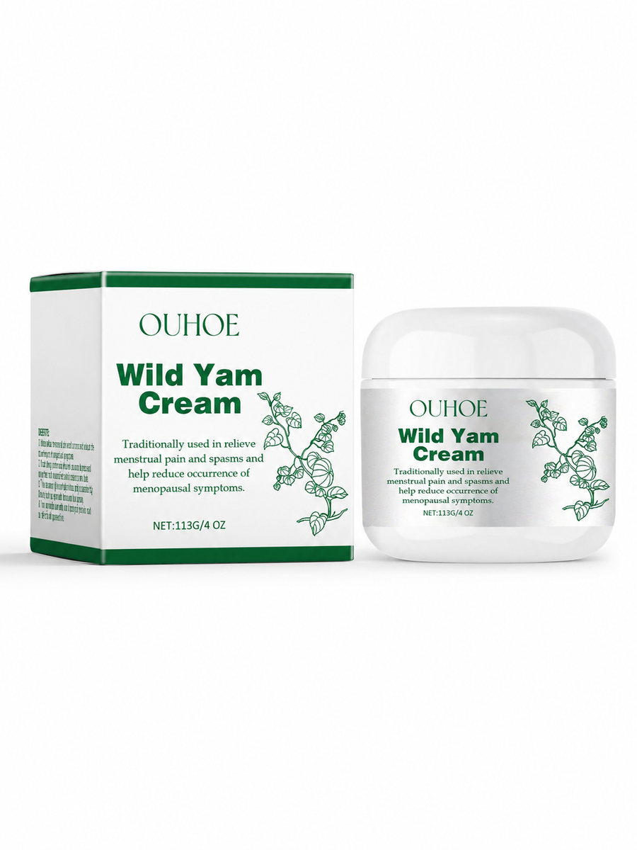 Wild Yam Cream — Natural Menstrual Pain Relief & Skin