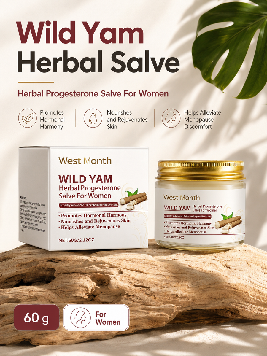Wild Yam Herbal Salve — Hormonal Harmony & Menopause Relief