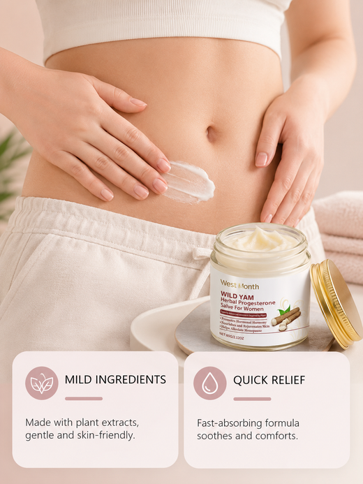 Wild Yam Herbal Salve — Hormonal Harmony & Menopause Relief
