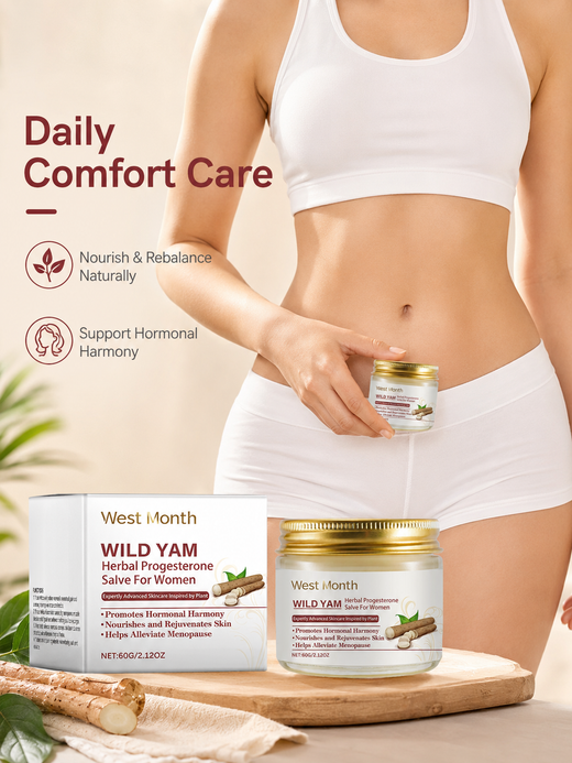Wild Yam Herbal Salve — Hormonal Harmony & Menopause Relief