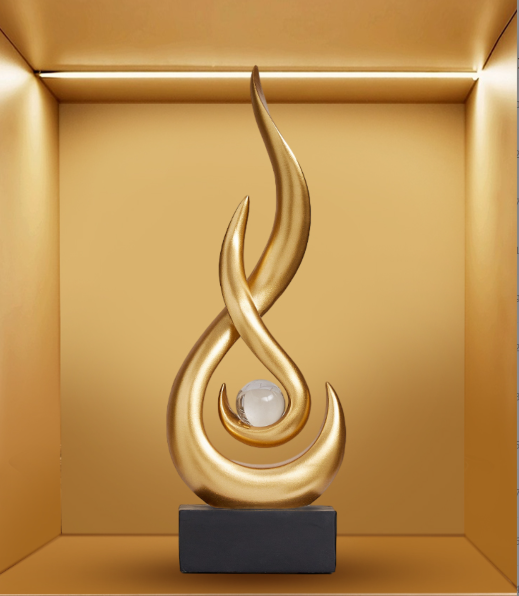 Abstract Sculpture Decor for Modern Luxury Interiors