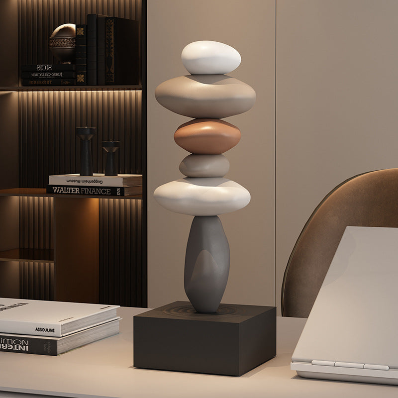Ceramic Tabletop Sculpture for Modern Living Room Decor
