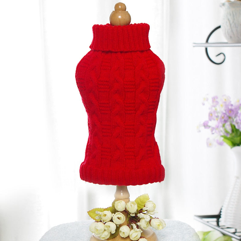 Small Dog Sweater for Warm, Stylish Wintertime Walks