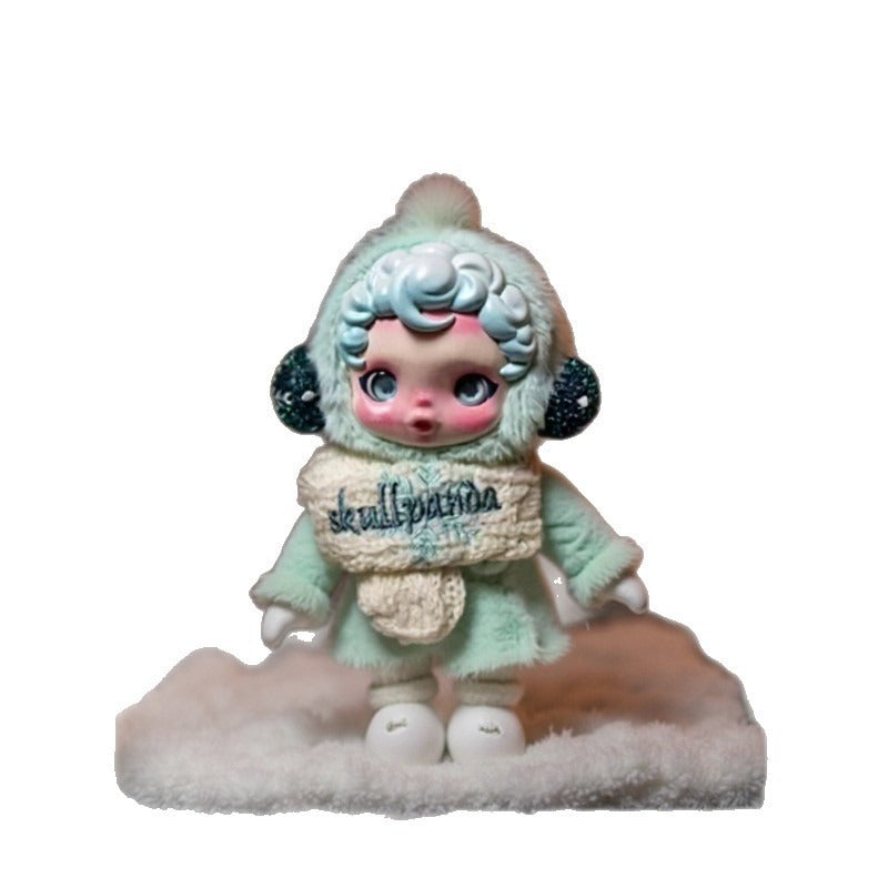 SKULLPANDA Winter Plush Collectible With Cute Style