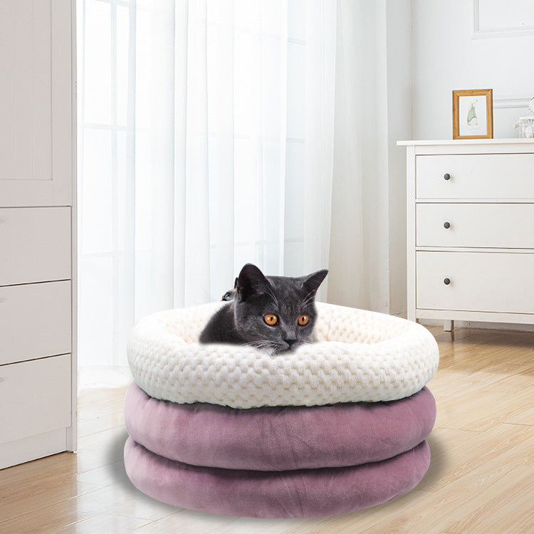 Winter Pet Bed for Warm, Restful Sleep & Cozy Naps