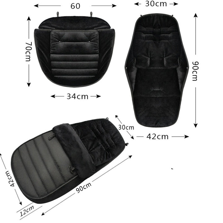 Baby Stroller Sleeping Bag for Protected Winter Walks