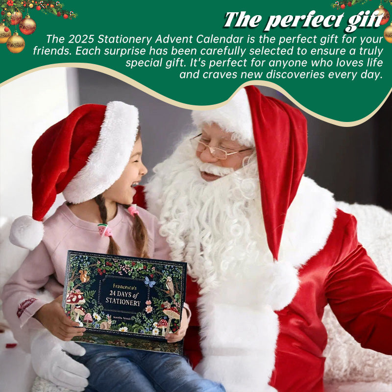 Christmas Countdown Stationery Calendar | 24-Day Gift
