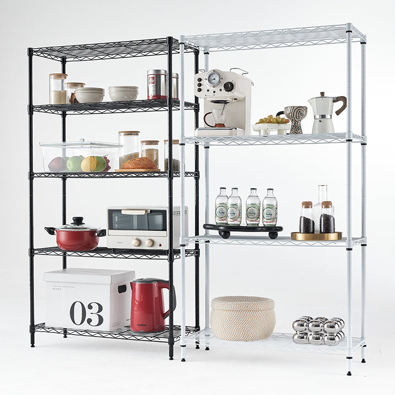 Wire Metal Storage Rack: 5-Tier Kitchen Shelving Unit