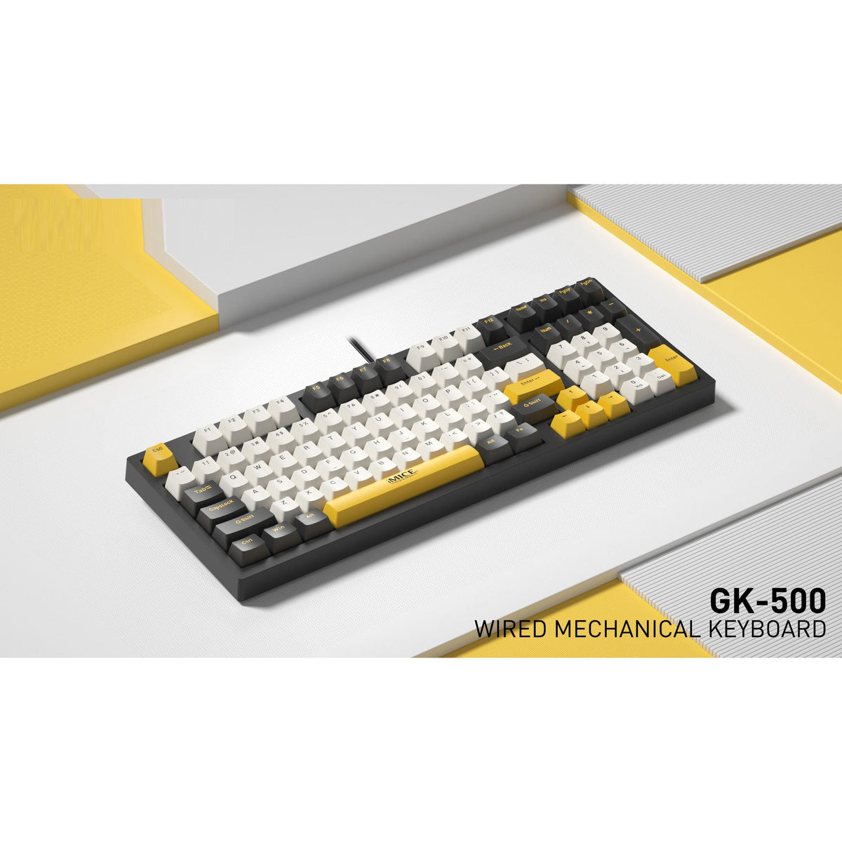 Wired Mechanical Gaming Keyboard, Full-Size with Numpad