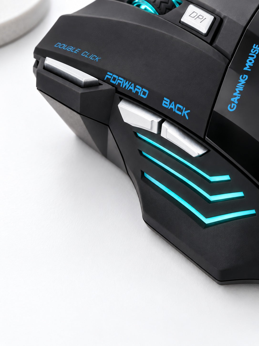 Wired RGB Gaming Mouse with DPI Button and Side Keys