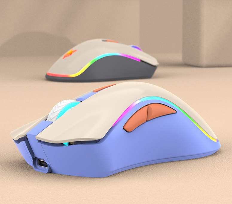 Wireless Mouse: Dual-Mode 2.4G & Bluetooth, Silent