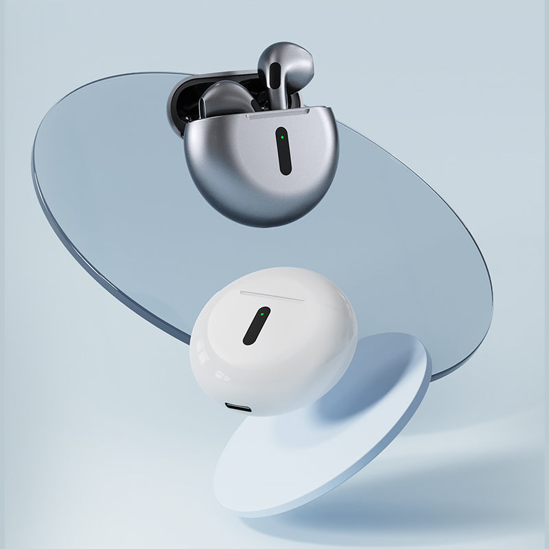Half In-Ear Bluetooth 5.3 Earbuds for Gaming & Commuting