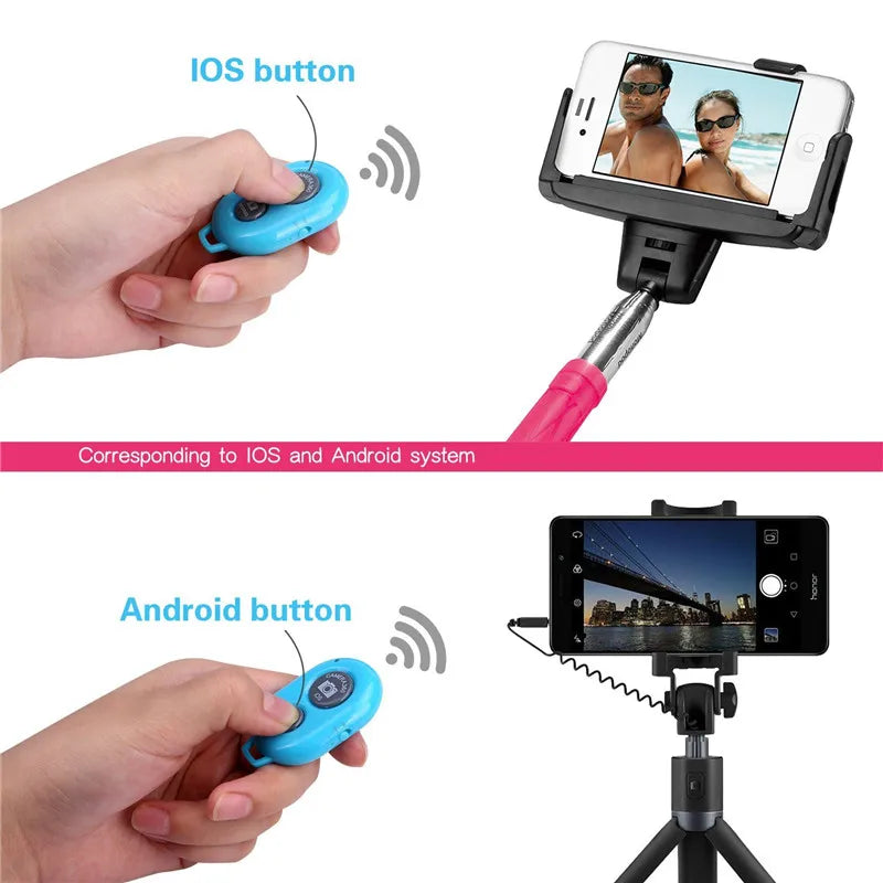Bluetooth Phone Camera Remote Shutter for iPhone & Android