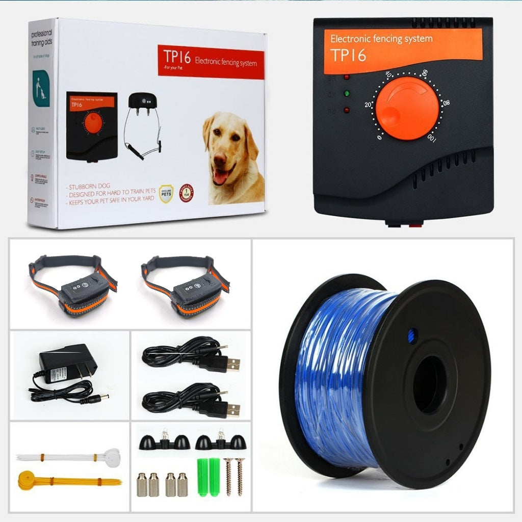 Wireless Dog Fence System With 3 Waterproof Collars