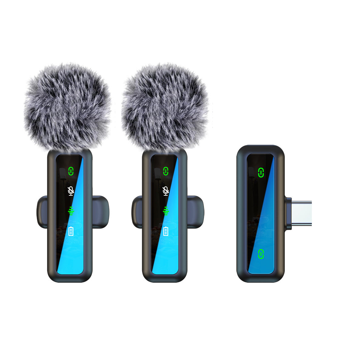 Wireless Lapel Microphone for Streaming and Vlogging