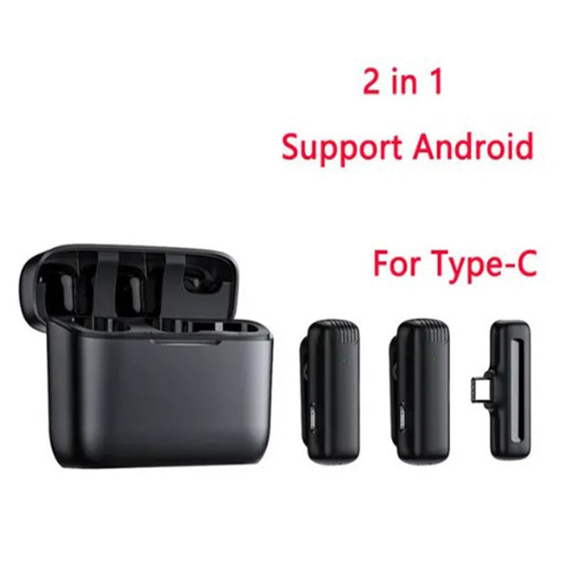 Wireless Lavalier Microphone for iPhone and Android Phones