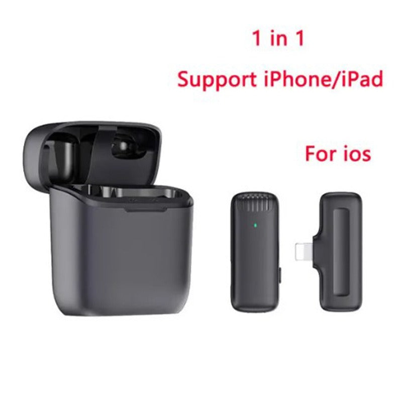 Wireless Lavalier Microphone for iPhone and Android Phones