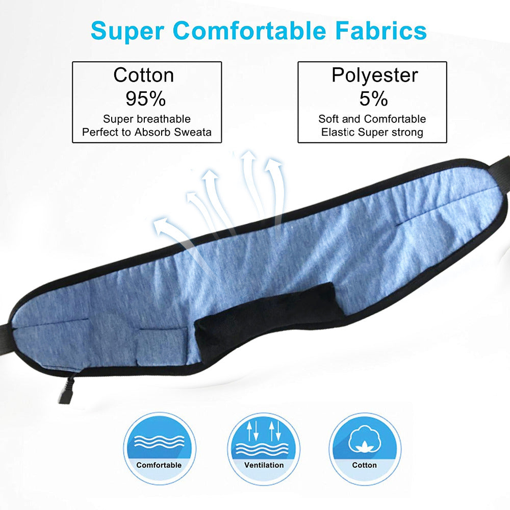 Wireless Bluetooth Sleep Mask Headphones for Side Sleepers