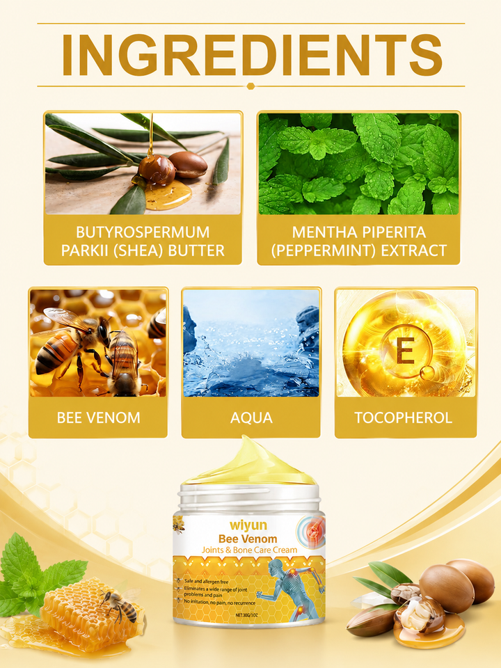 Bee Venom Joint Cream — Flexibility & Pain Relief