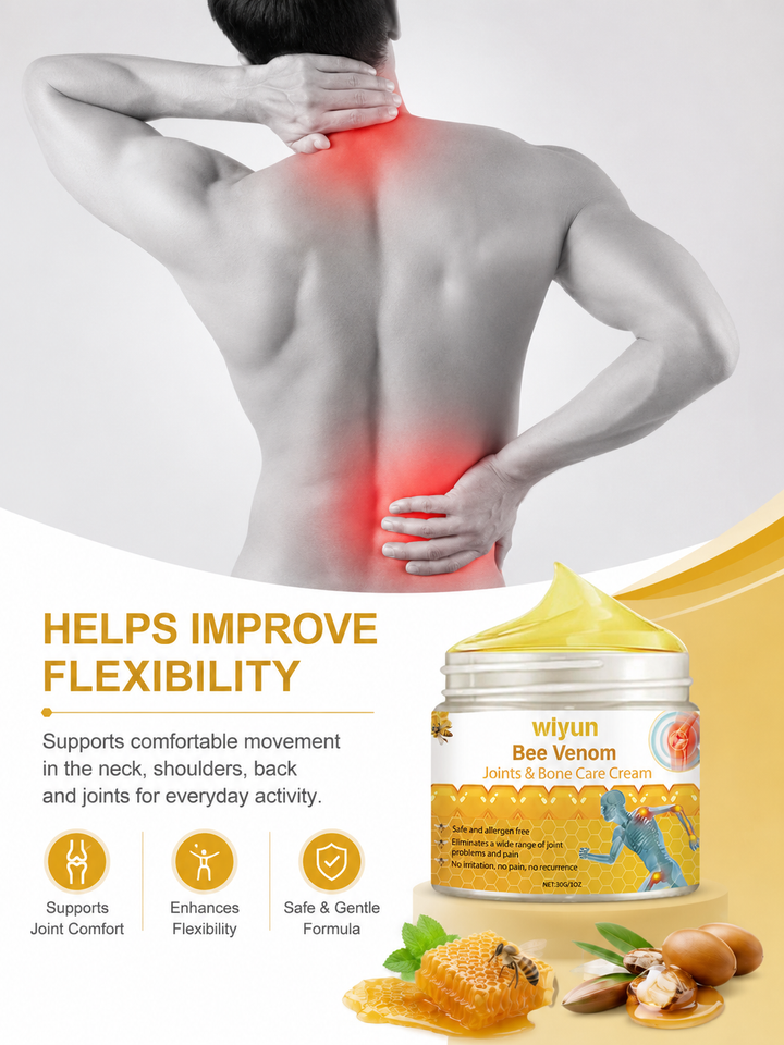 Bee Venom Joint Cream — Flexibility & Pain Relief