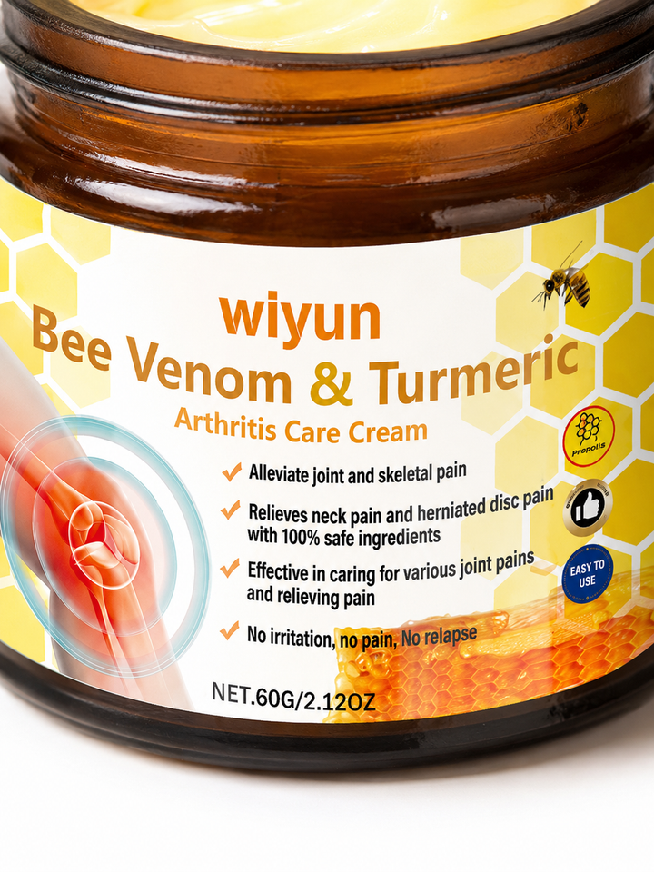 Turmeric & Bee Venom Joint Pain Cream — Natural Relief