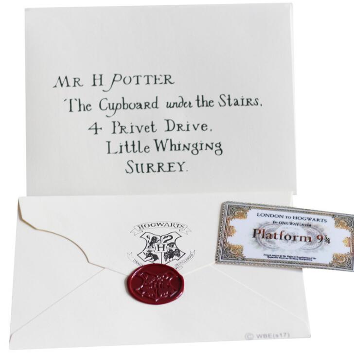 Hogwarts Acceptance Letter Gift Set With Platform Ticket