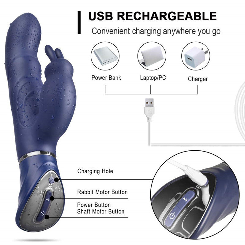 Dual-Motor Vibrator with Customizable Stimulation Control