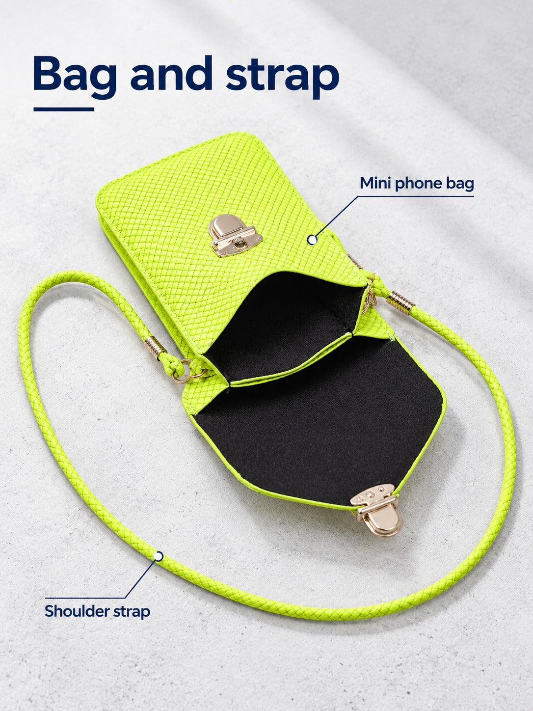 Women's Mini Crossbody Phone Bag, Hands-Free and Bold