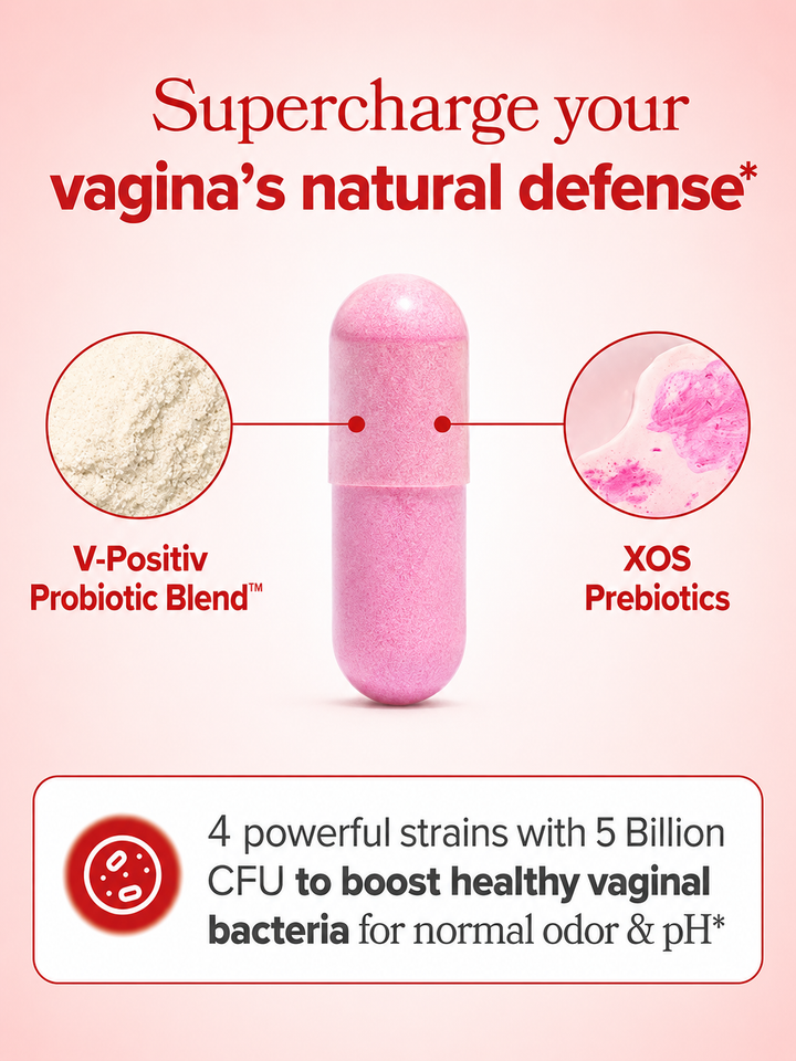 Women’s Probiotic Capsules — Supports Healthy Vaginal pH & Odor