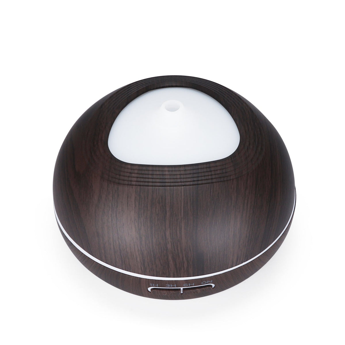 Wood Grain Aroma Diffuser with LED Light and Timed Mist