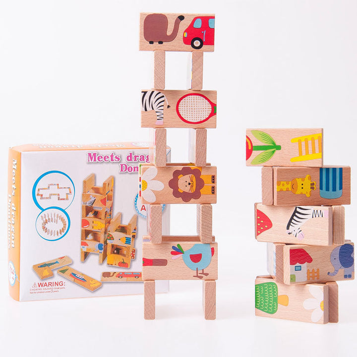 Wooden Animal Puzzle Toy for Screen-Free Learning