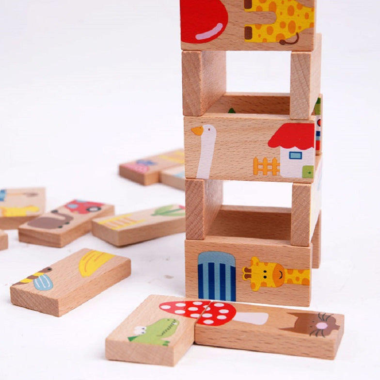 Wooden Animal Puzzle Toy for Screen-Free Learning