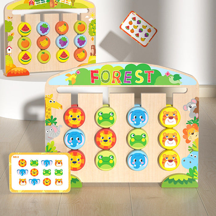 Wooden Animal Puzzle Game for Screen-Free Logic Play