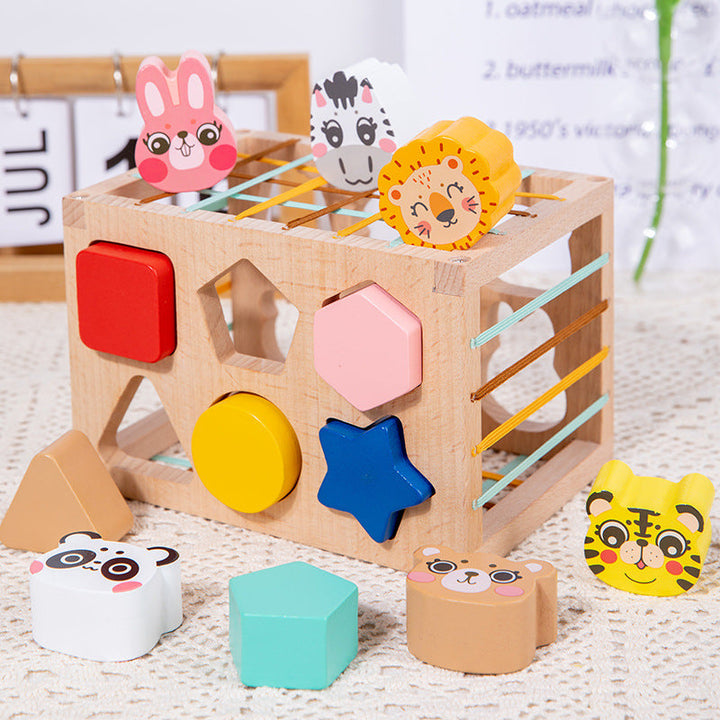 Wooden Shape Matching Toy for Early Learning Skills