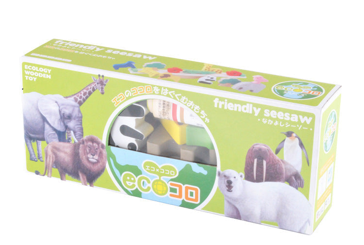 Wooden Animal Balance Toy for Screen-Free Playtime