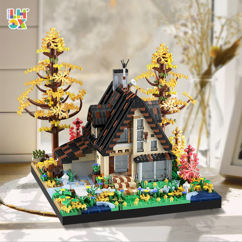 Miniature House Building Blocks for Screen-Free Fun