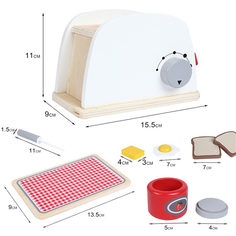 Wooden Pretend Kitchen Set for Screen-Free Learning