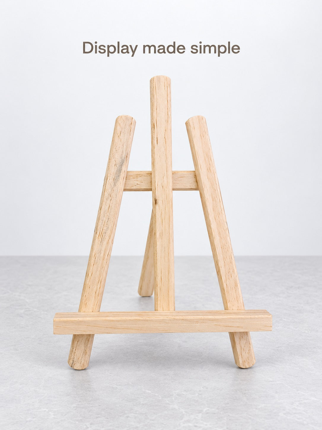 Wooden Mini Phone Stand Easel for Hands-Free Desk Viewing