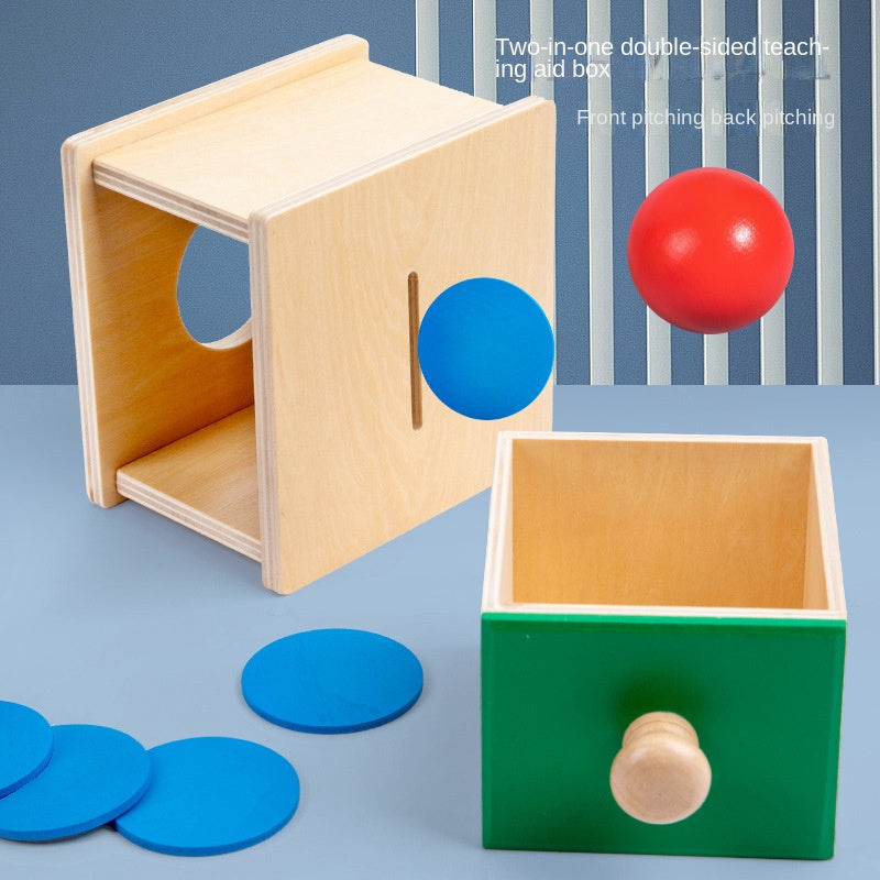 Montessori Wooden Toy Box for Hand-Eye Coordination