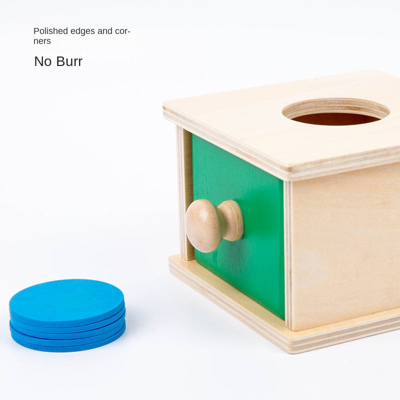 Montessori Wooden Toy Box for Hand-Eye Coordination