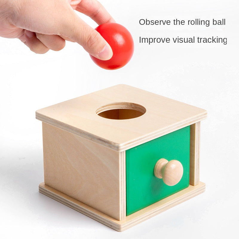 Montessori Wooden Toy Box for Hand-Eye Coordination