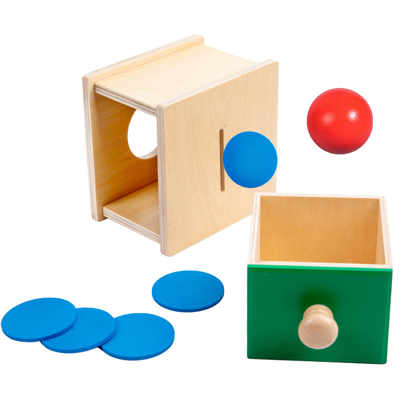 Montessori Wooden Toy Box for Hand-Eye Coordination
