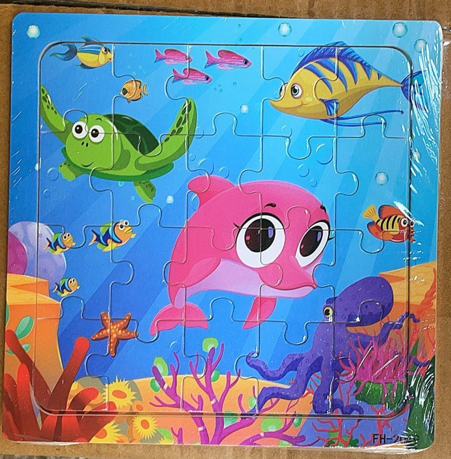 Wooden Animal Puzzles for Hands-On Early Learning