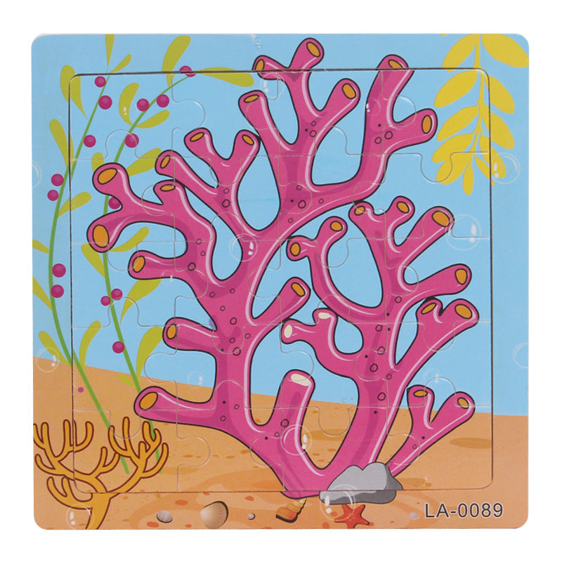 Wooden Animal Puzzles for Hands-On Early Learning