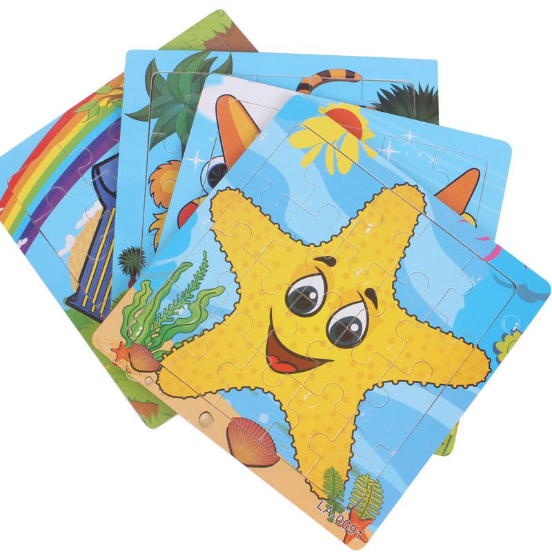 Wooden Animal Puzzles for Hands-On Early Learning