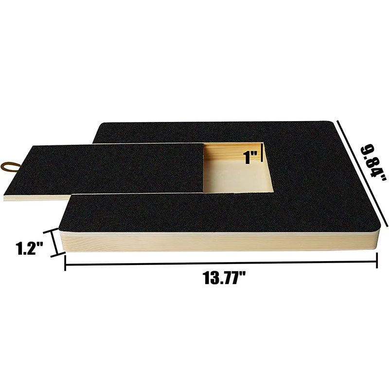 Wooden Pet Nail Scratcher Grooming Board for Pets